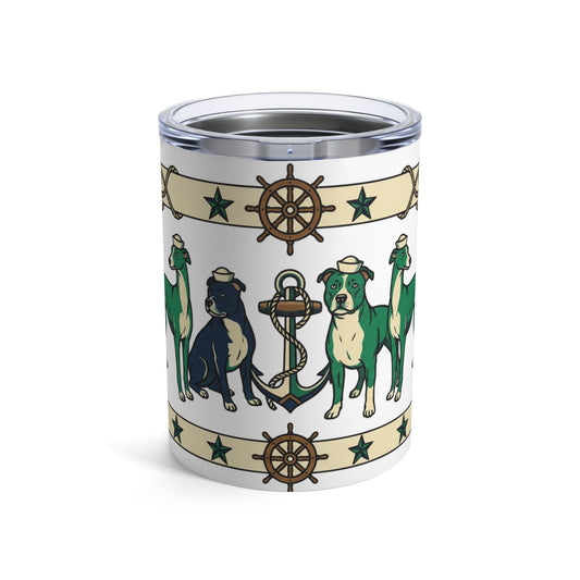 Tattoo Parlor Pups - Salty Sea Dogs 12oz Short Tumbler