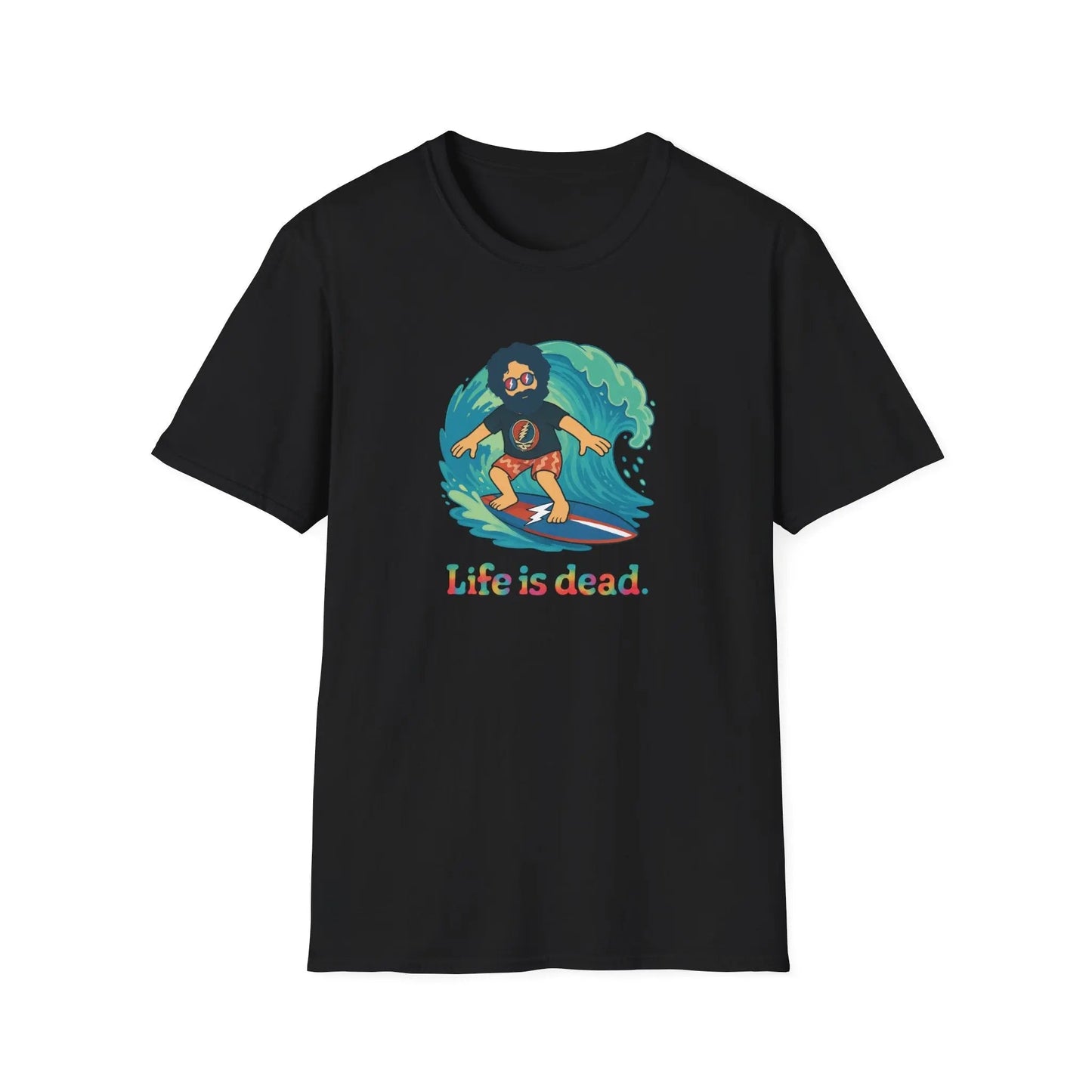 Surfin' Jerry - Life is dead.® × Grateful Dead Tee