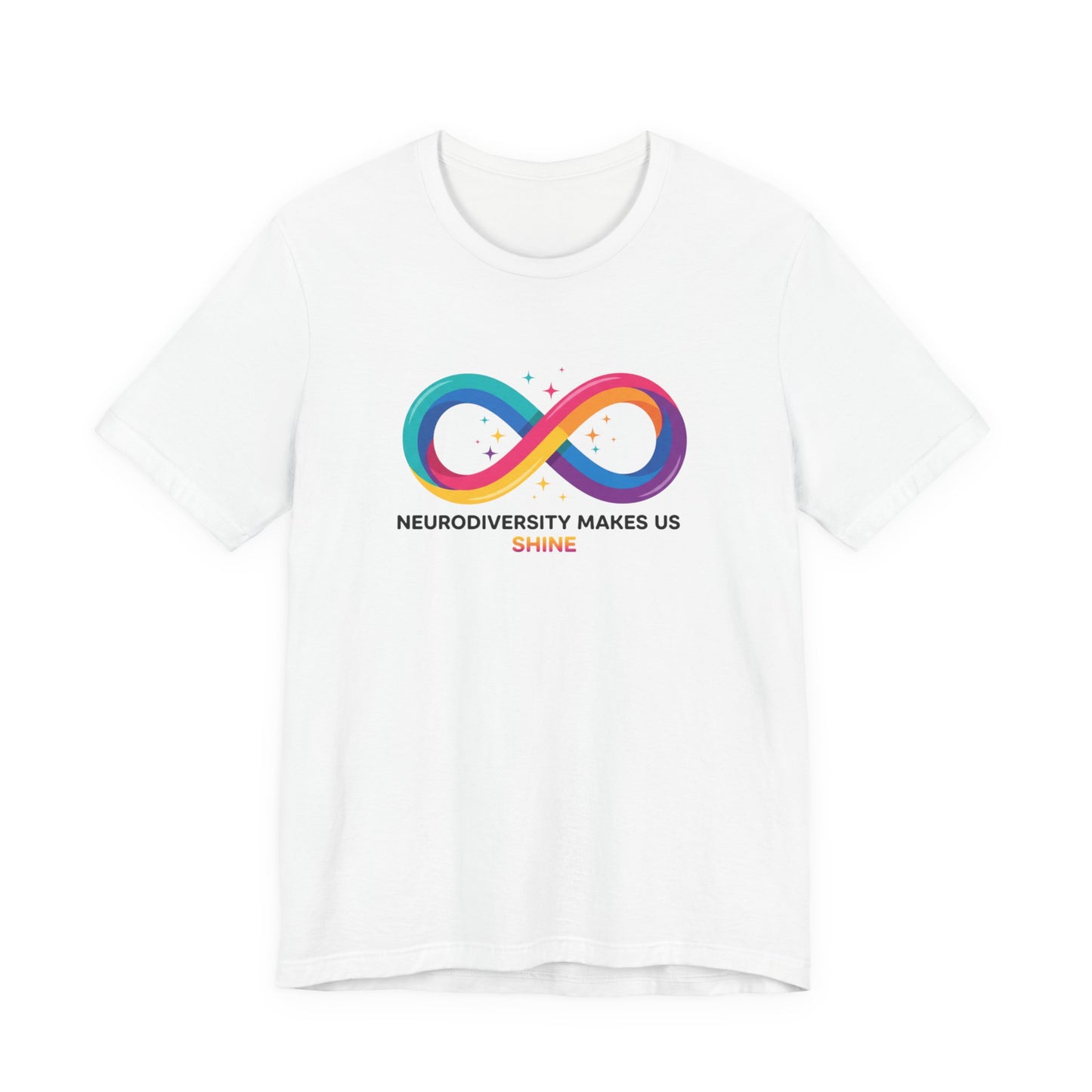 Neurodiversity Makes Us Shine Tee | neurodivergent, autistic pride