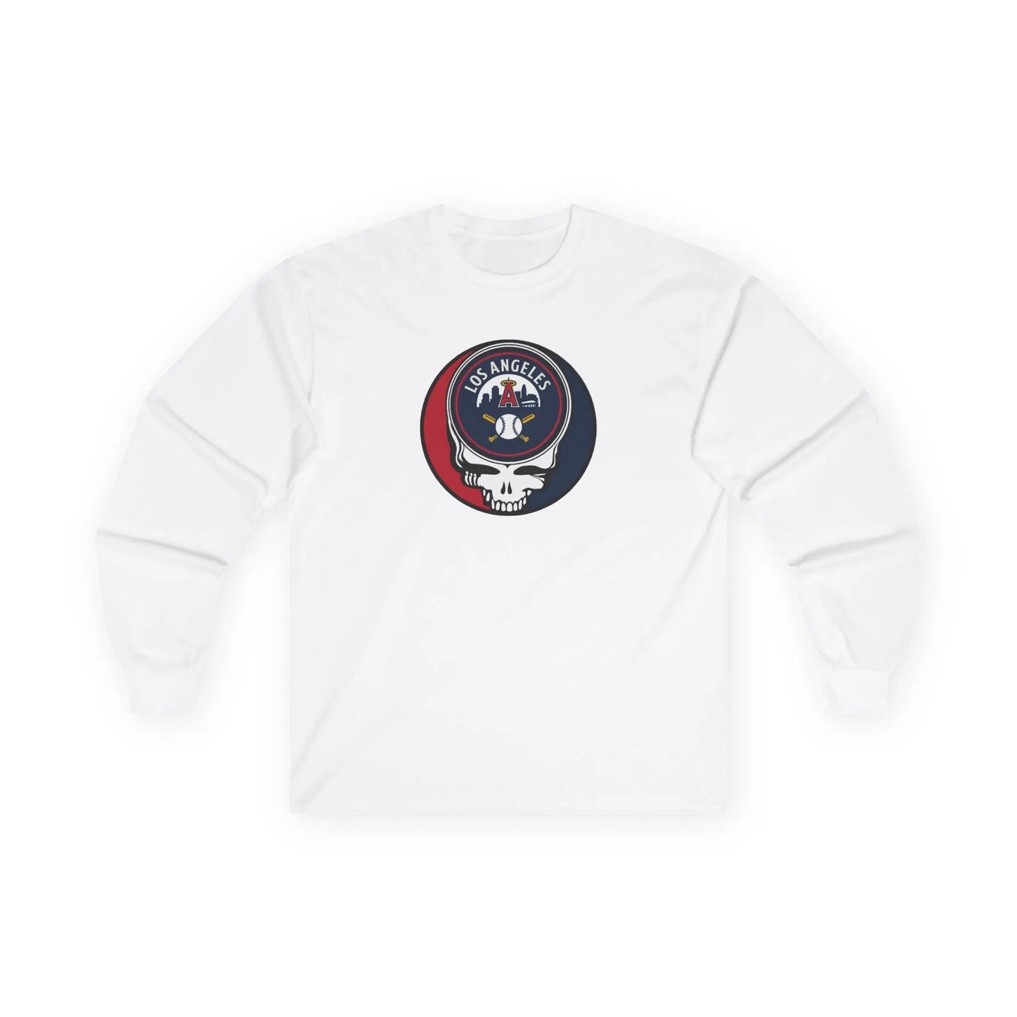 Los Angeles Angels Original Stealie Grateful Dead Long Sleeve Shirt