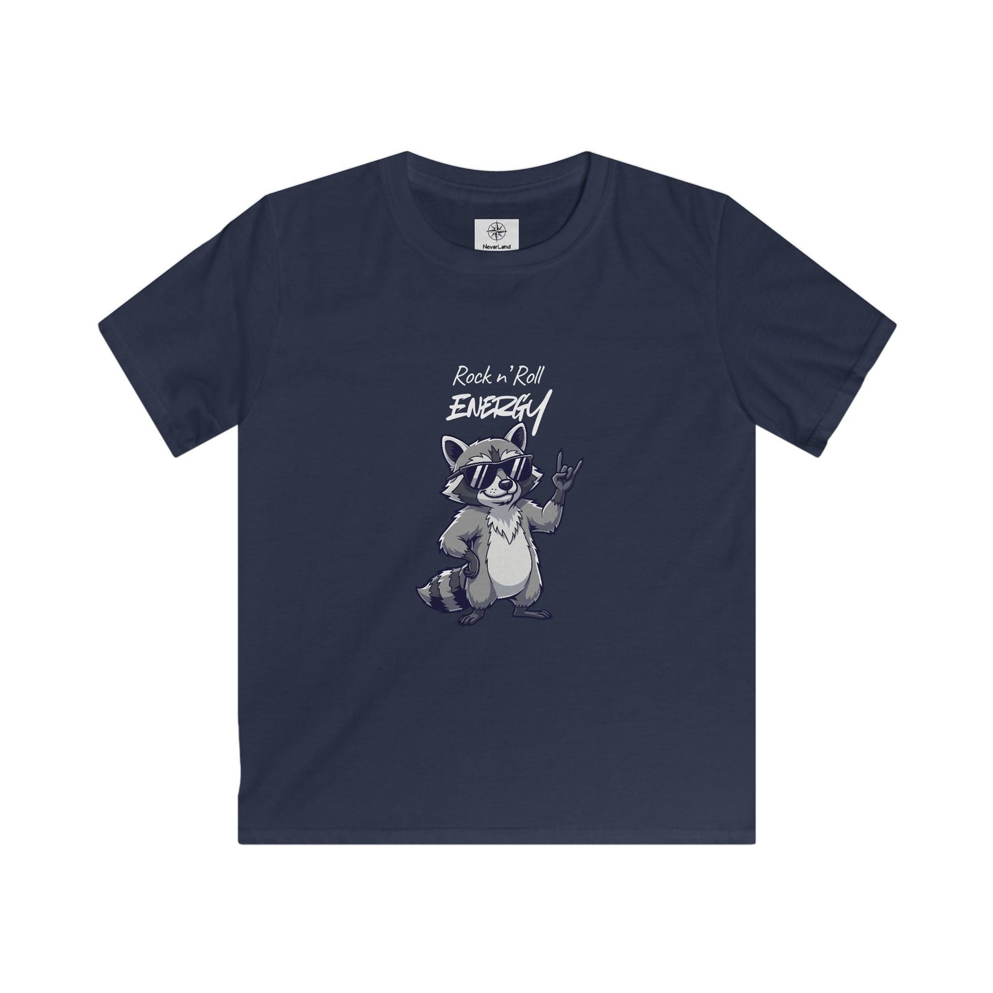 Kids Raccoon "Rock 'n' Roll Energy" Youth Tee - Limited Explorer Drop