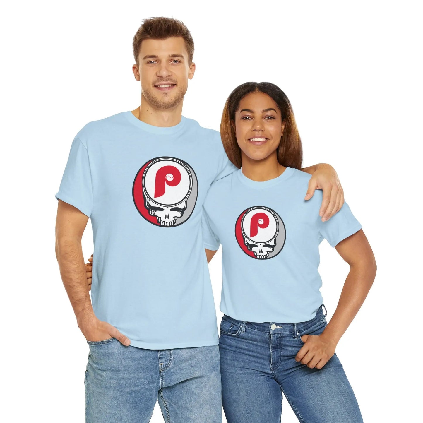 Philadelphia Phillies Logo Stealie × Grateful Dead Tee