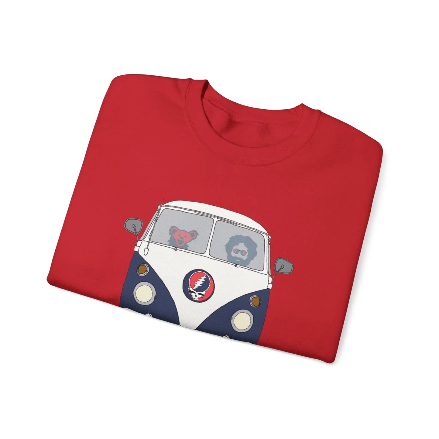 Jerry's Takin' The Bus Life is dead.® Crewneck | Grateful Dead