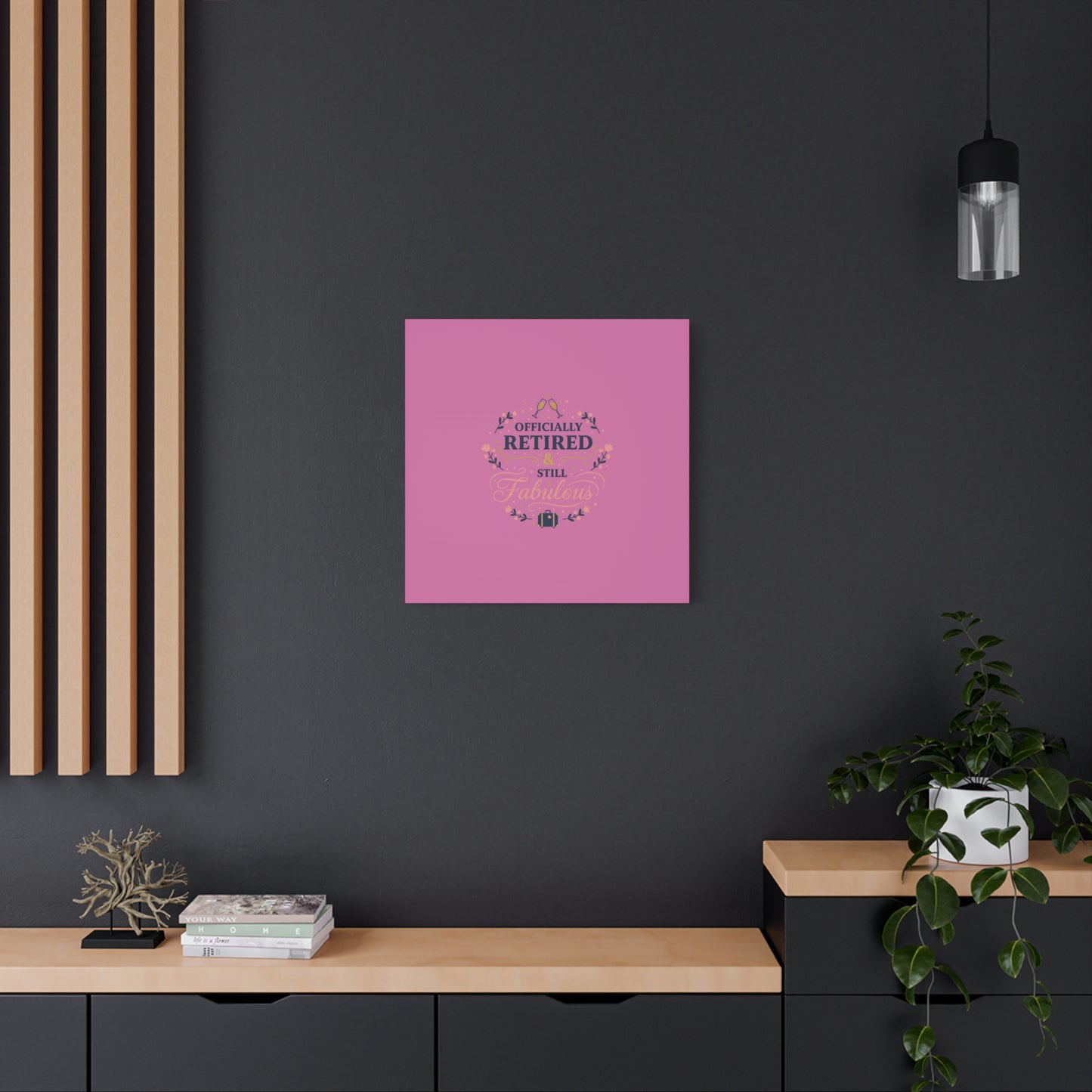 Officially Retired & Still Fabulous Canvas, retirement gifts for women | personalized retirement gifts