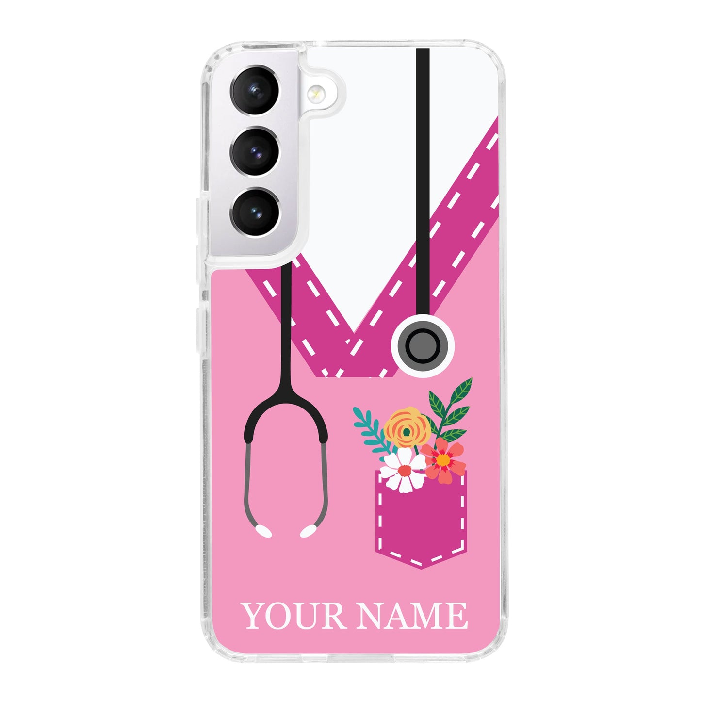 Nurse HD Custom Name Samsung Galaxy S21 Phone Case