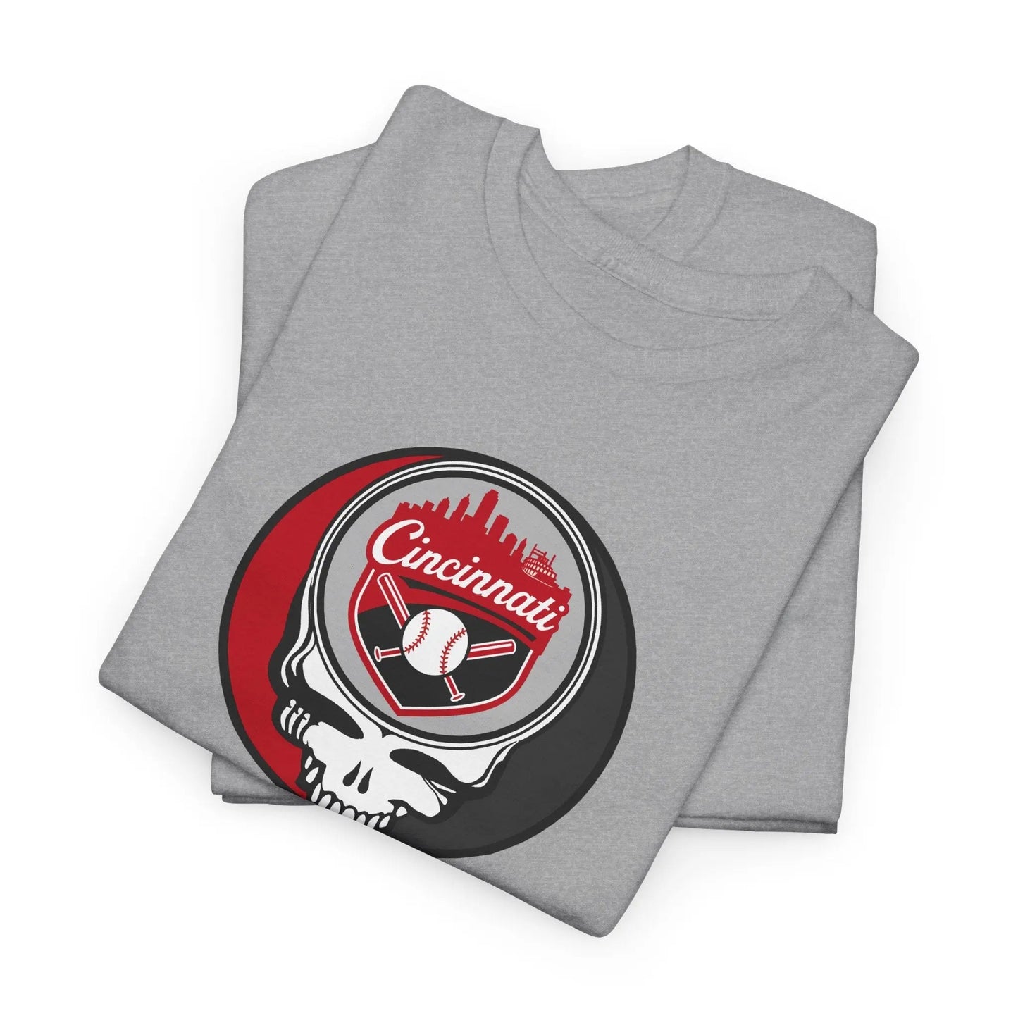 Cincinnati Reds Original Stealie × Grateful Dead Tee