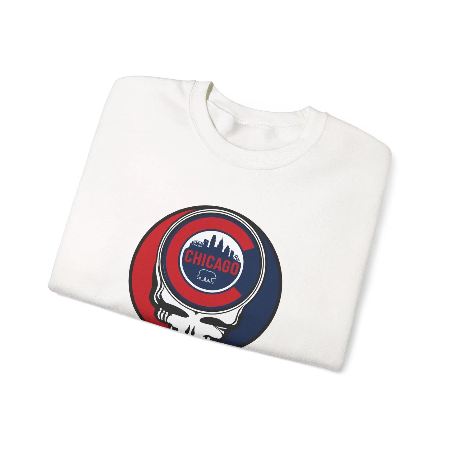 Chicago Cubs Original Stealie × Grateful Dead Crewneck