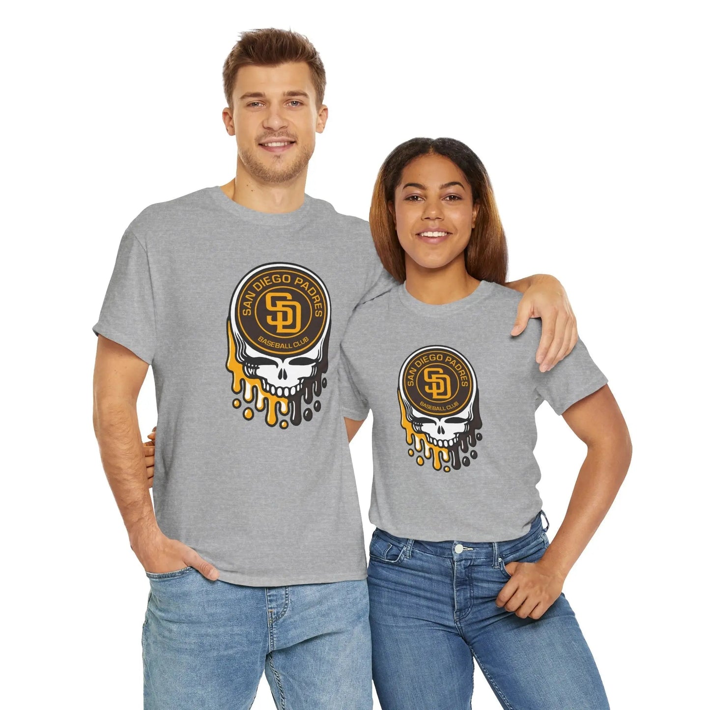 San Diego Padres Logo Dripping Stealie T-Shirt
