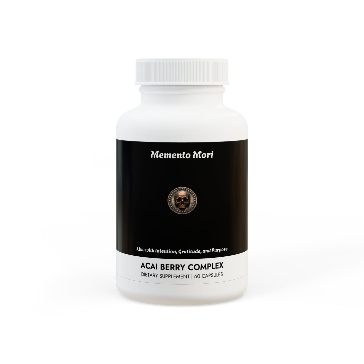 Acai Berry Complex Supplement (60 Capsules) - "Memento Mori"