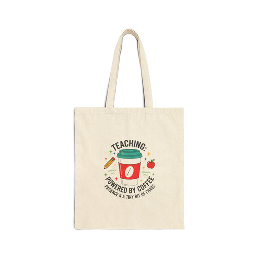 Teaching Powered by Coffee Tote | Teacher Appreciation, Teacher Life