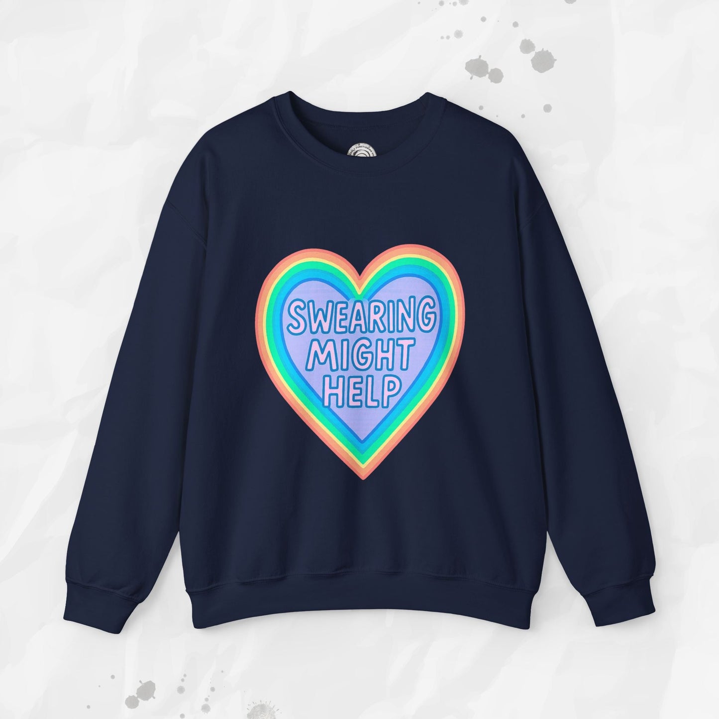 Swearing Might Help – Crewneck Sweatshirt