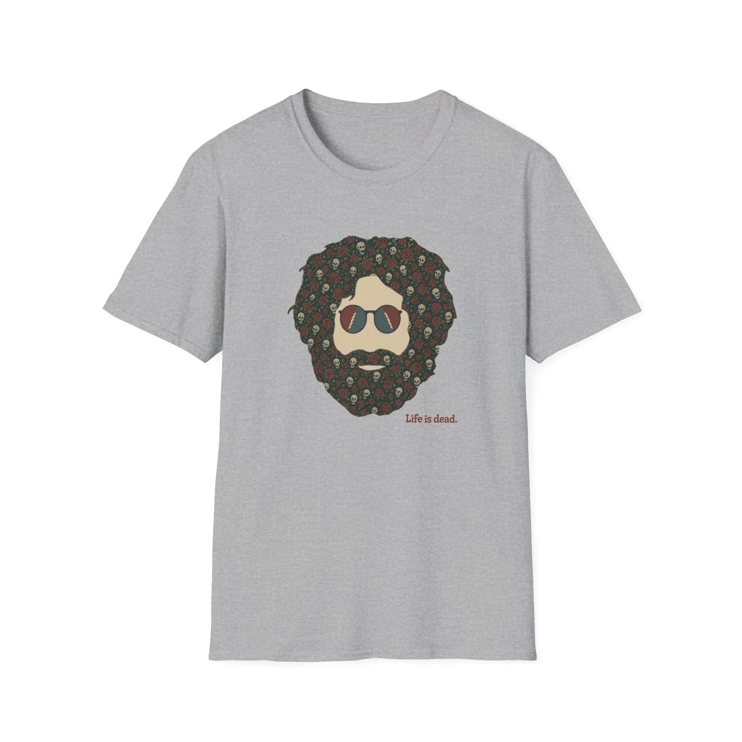 Skull & Roses Jerry Life is dead.® T-Shirt