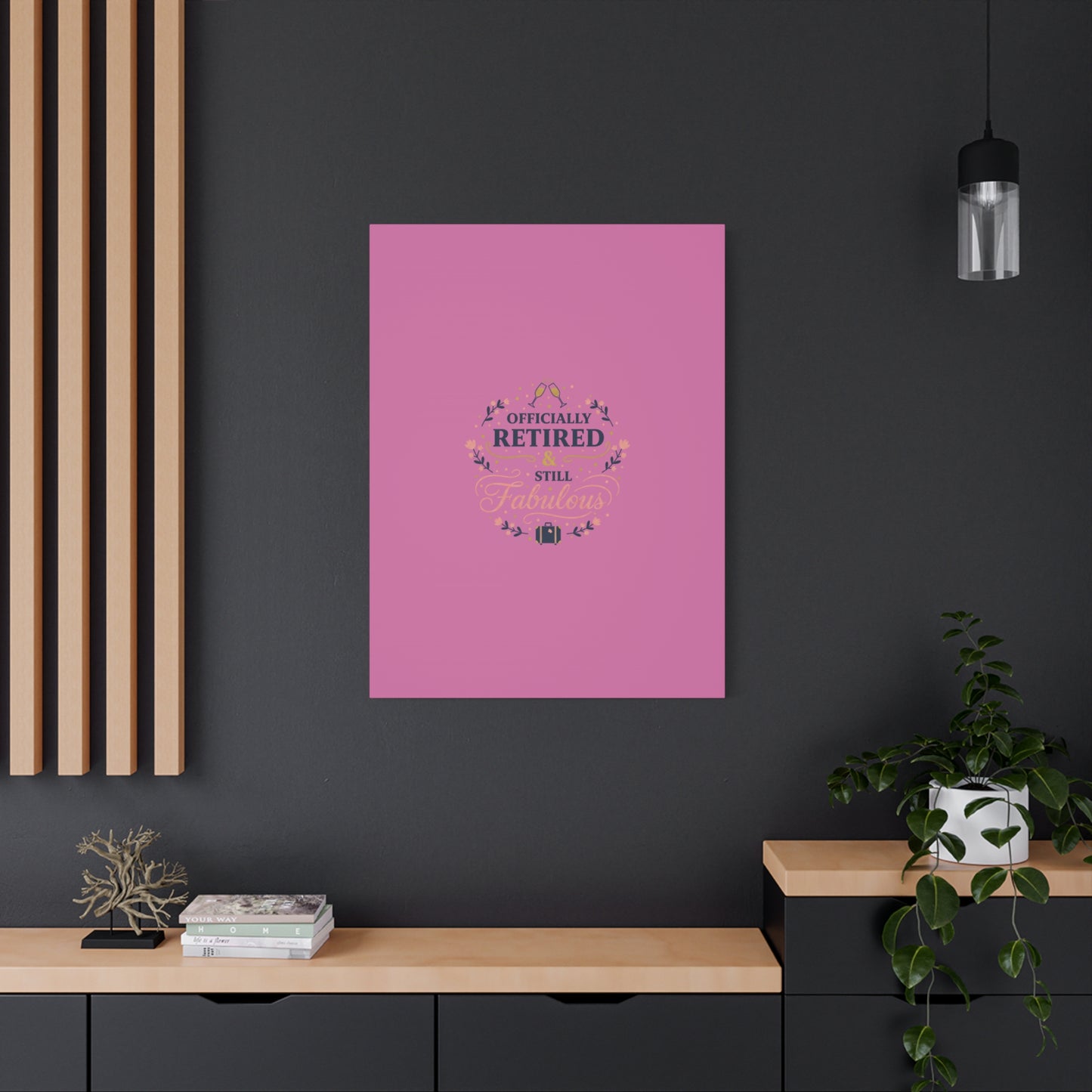 Officially Retired & Still Fabulous Canvas, retirement gifts for women | personalized retirement gifts