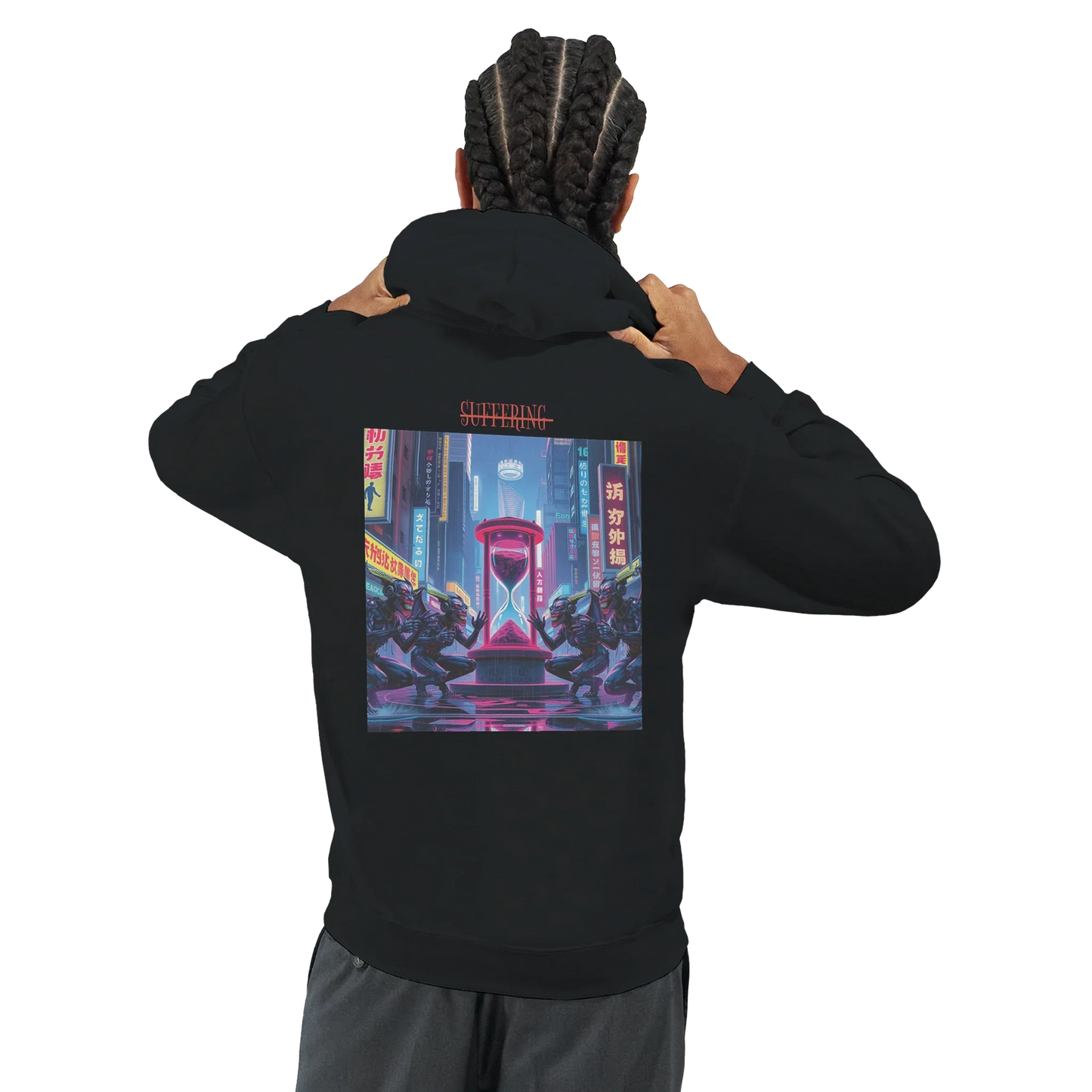 IMMXRTVLCULT Demons in your tech hoodie