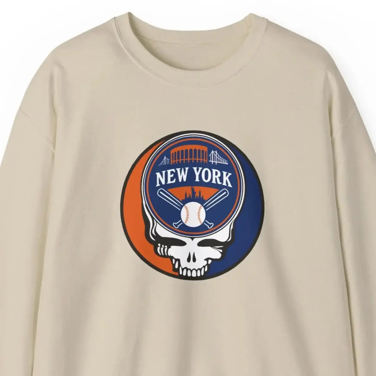 New York Mets Original Stealie × Grateful Dead Crewneck