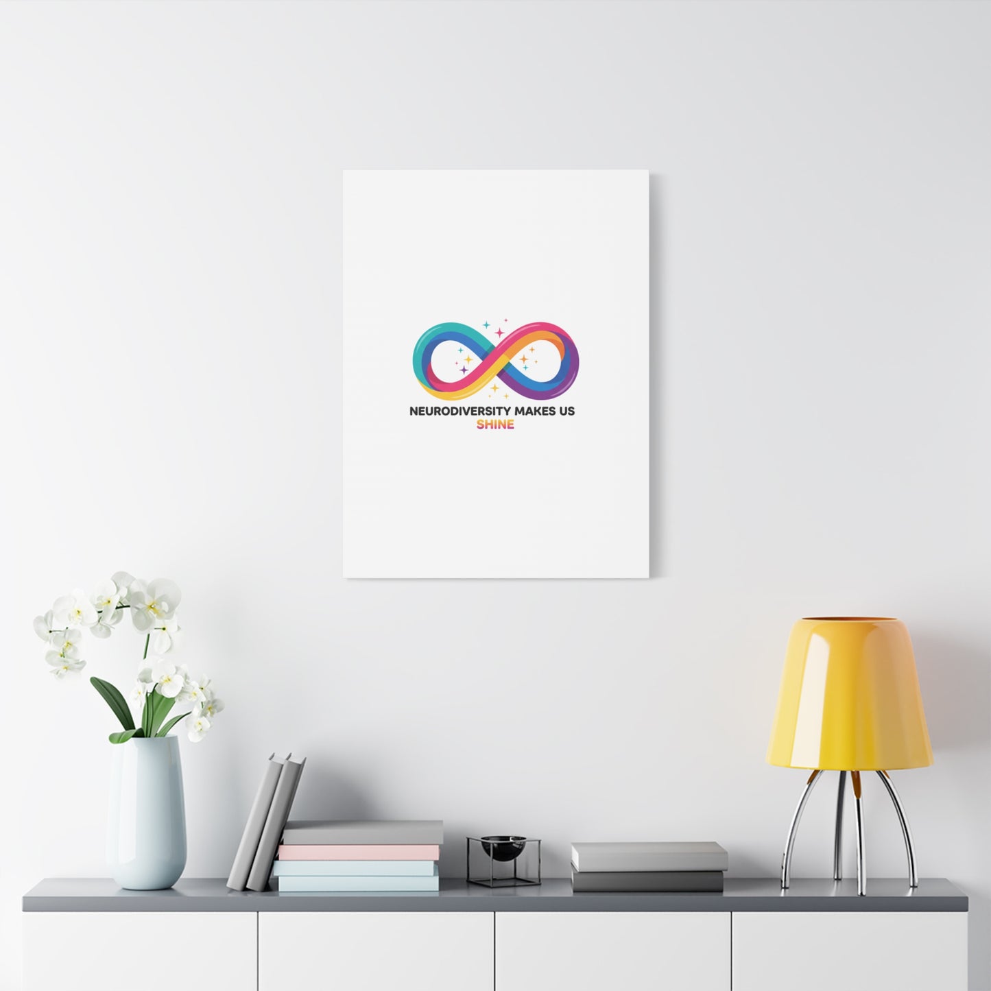 Neurodiversity Makes Us Shine Canvas | Autism Acceptance, Autistic Pride
