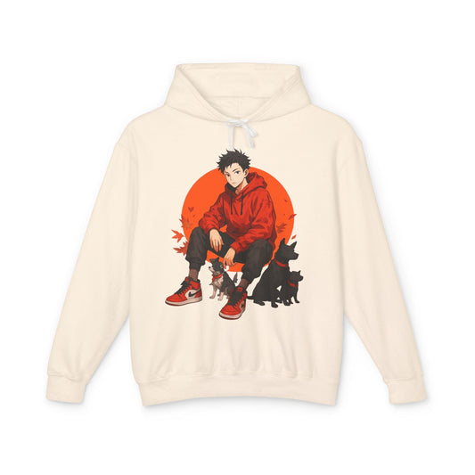 Artful Lightweight Hooded Sweatshirt for Art Enthusiasts and Young Adults