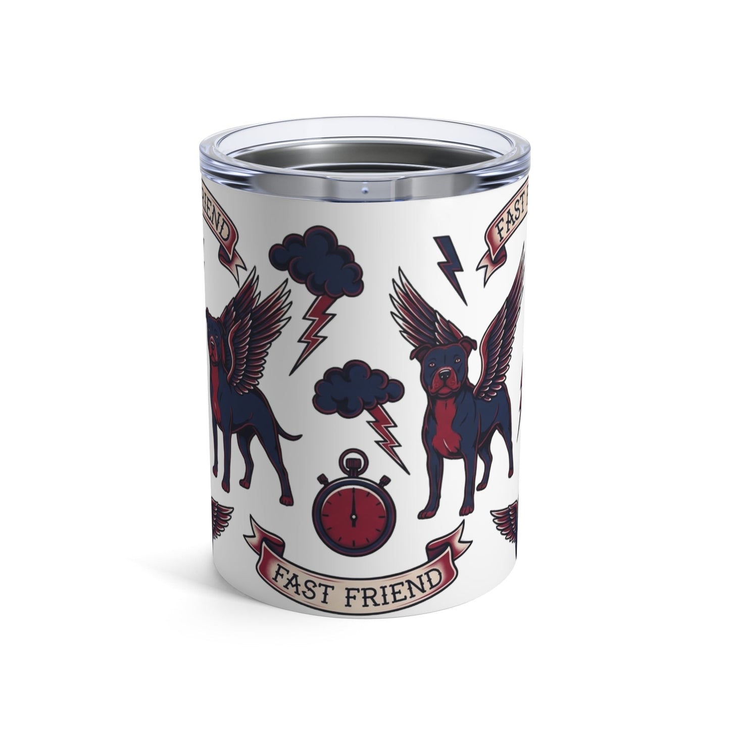 Tattoo Parlor Pups - Winged Wanderers 12oz Short Tumbler