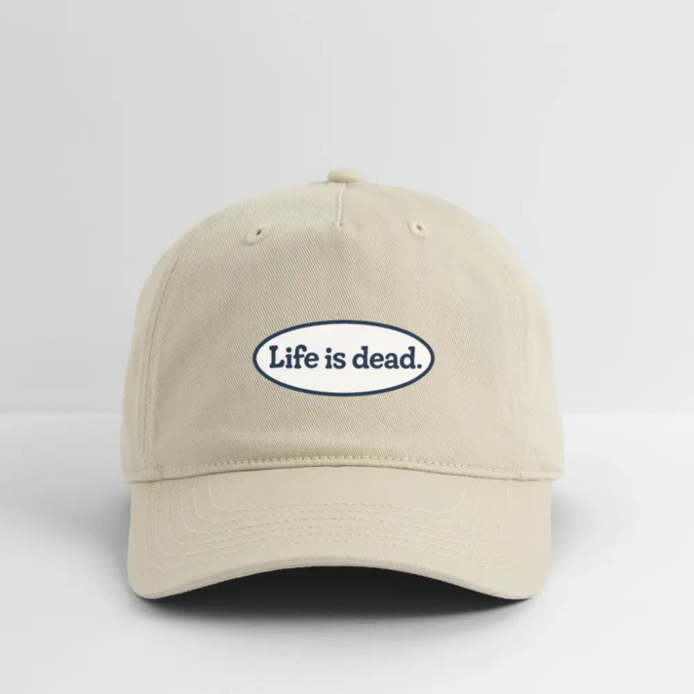 Life is dead.® Signature Oval Blue Grateful Dead Stealie Dad Hat