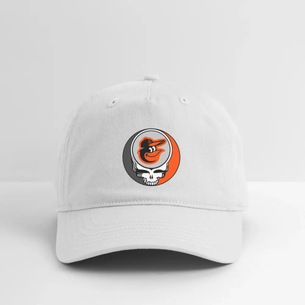 Baltimore Orioles Logo Stealie Grateful Dead Dad Hat