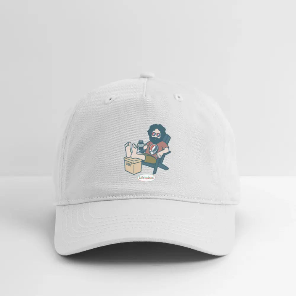 Life is dead.® Jerry's Chillin' Grateful Dead Stealie Dad Hat