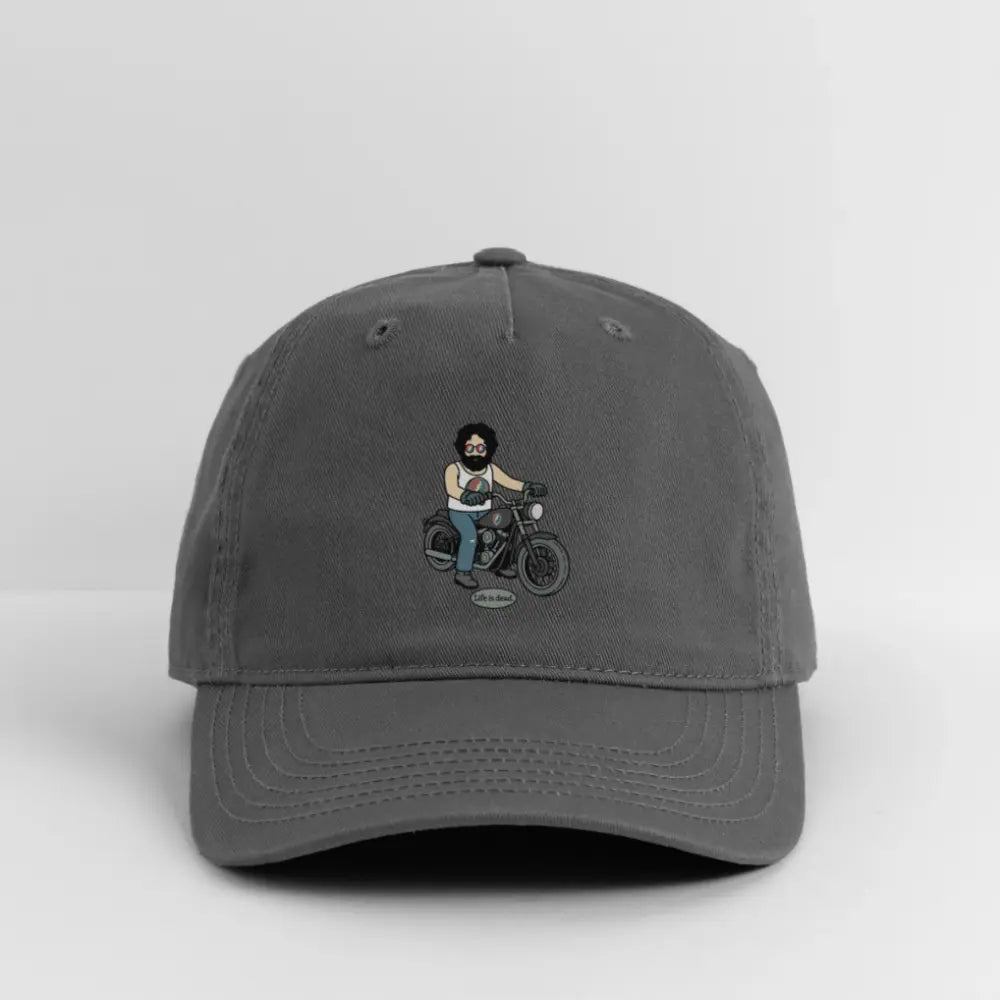 Life is dead.® Jerry's Hog Grateful Dead Stealie Dad Hat
