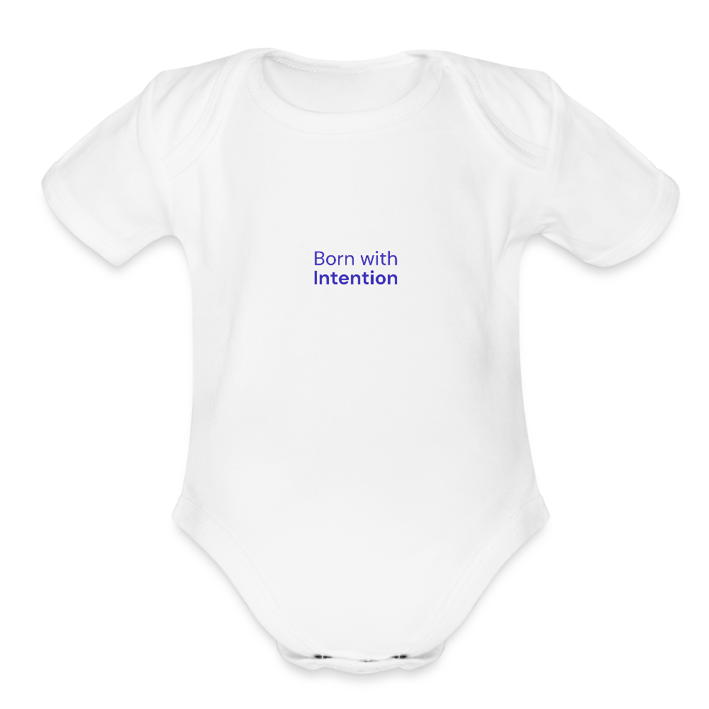 Born with Intention Organic Short Sleeve Baby Bodysuit