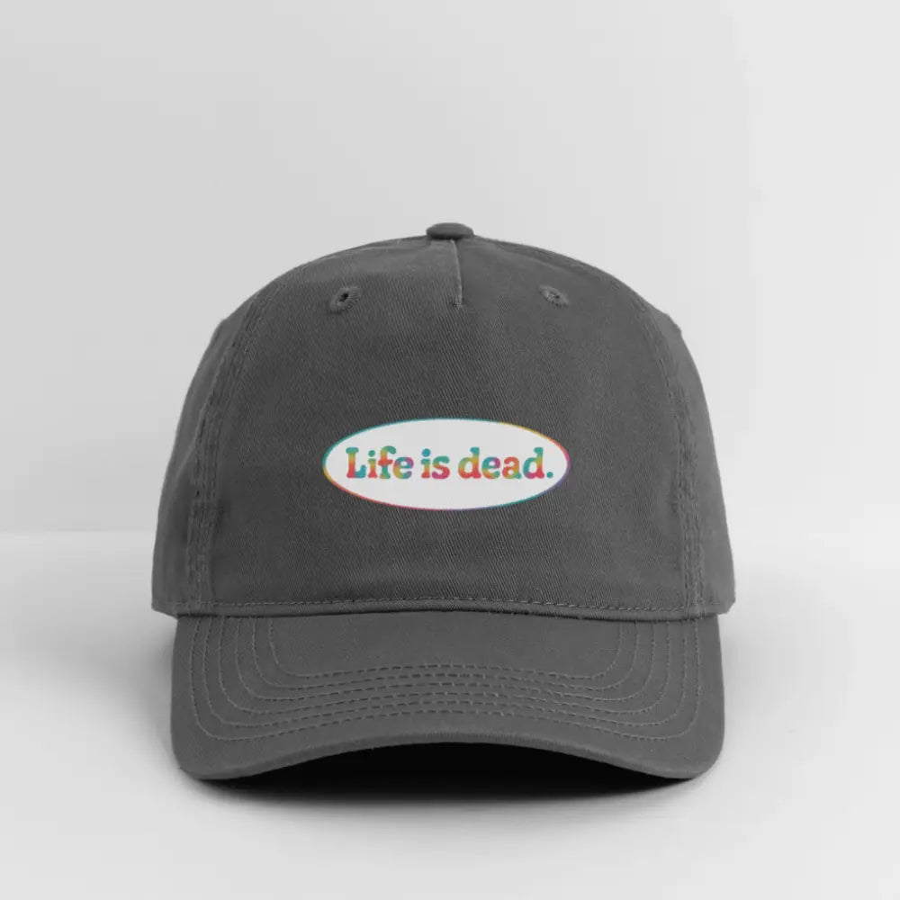 Life is dead.® Signature Oval TieDye Stealie Grateful Dead Stealie Dad Hat