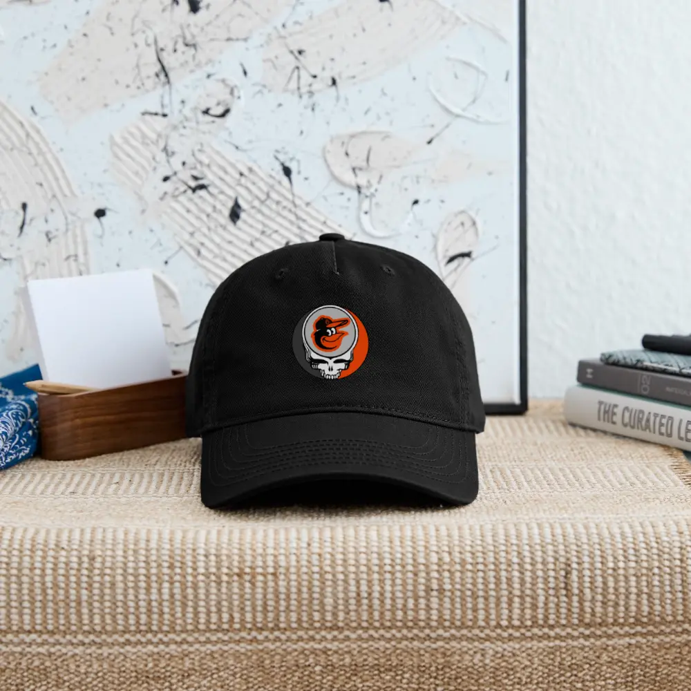 Baltimore Orioles Logo Stealie Grateful Dead Dad Hat