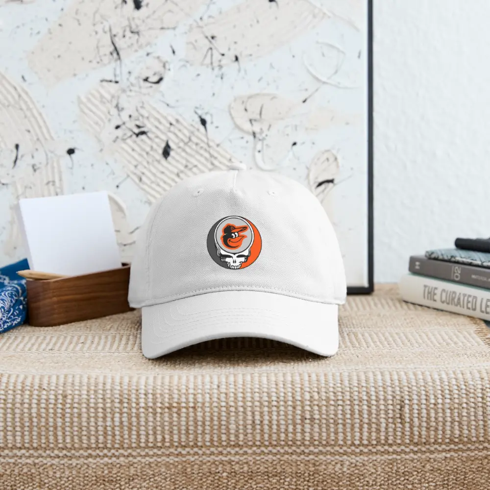 Baltimore Orioles Logo Stealie Grateful Dead Dad Hat