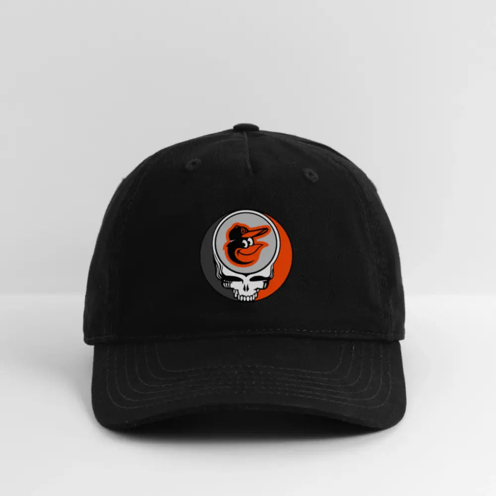 Baltimore Orioles Logo Stealie Grateful Dead Dad Hat