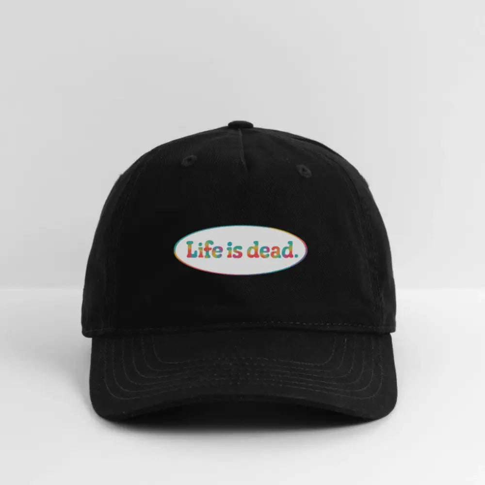 Life is dead.® Signature Oval TieDye Stealie Grateful Dead Stealie Dad Hat