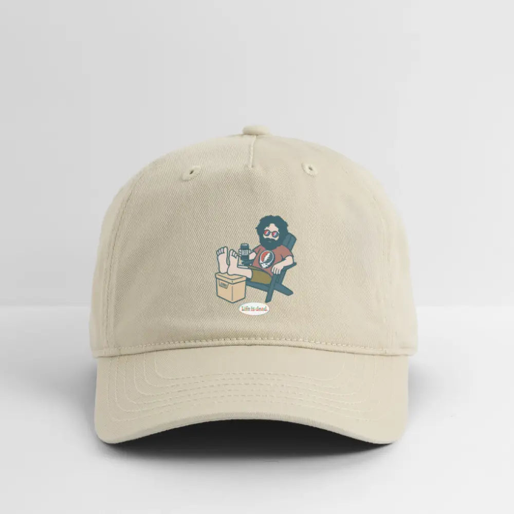 Life is dead.® Jerry's Chillin' Grateful Dead Stealie Dad Hat
