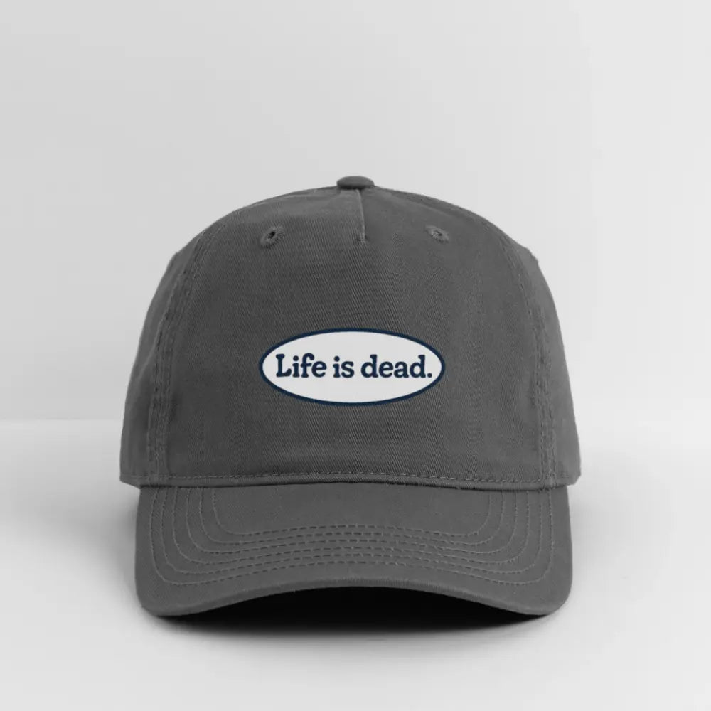 Life is dead.® Signature Oval Blue Grateful Dead Stealie Dad Hat