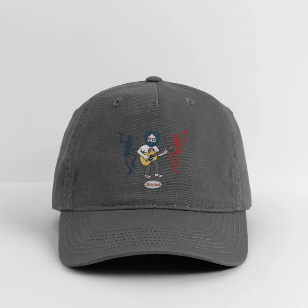 Life is dead.® Jammin' Jerry Grateful Dead Stealie Dad Hat