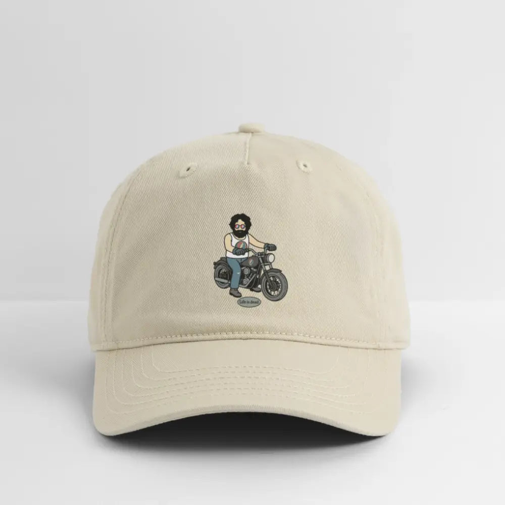 Life is dead.® Jerry's Hog Grateful Dead Stealie Dad Hat