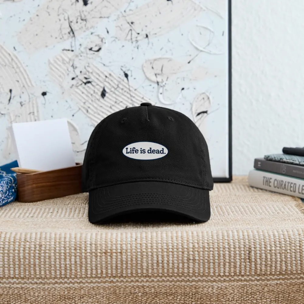 Life is dead.® Signature Oval Blue Grateful Dead Stealie Dad Hat