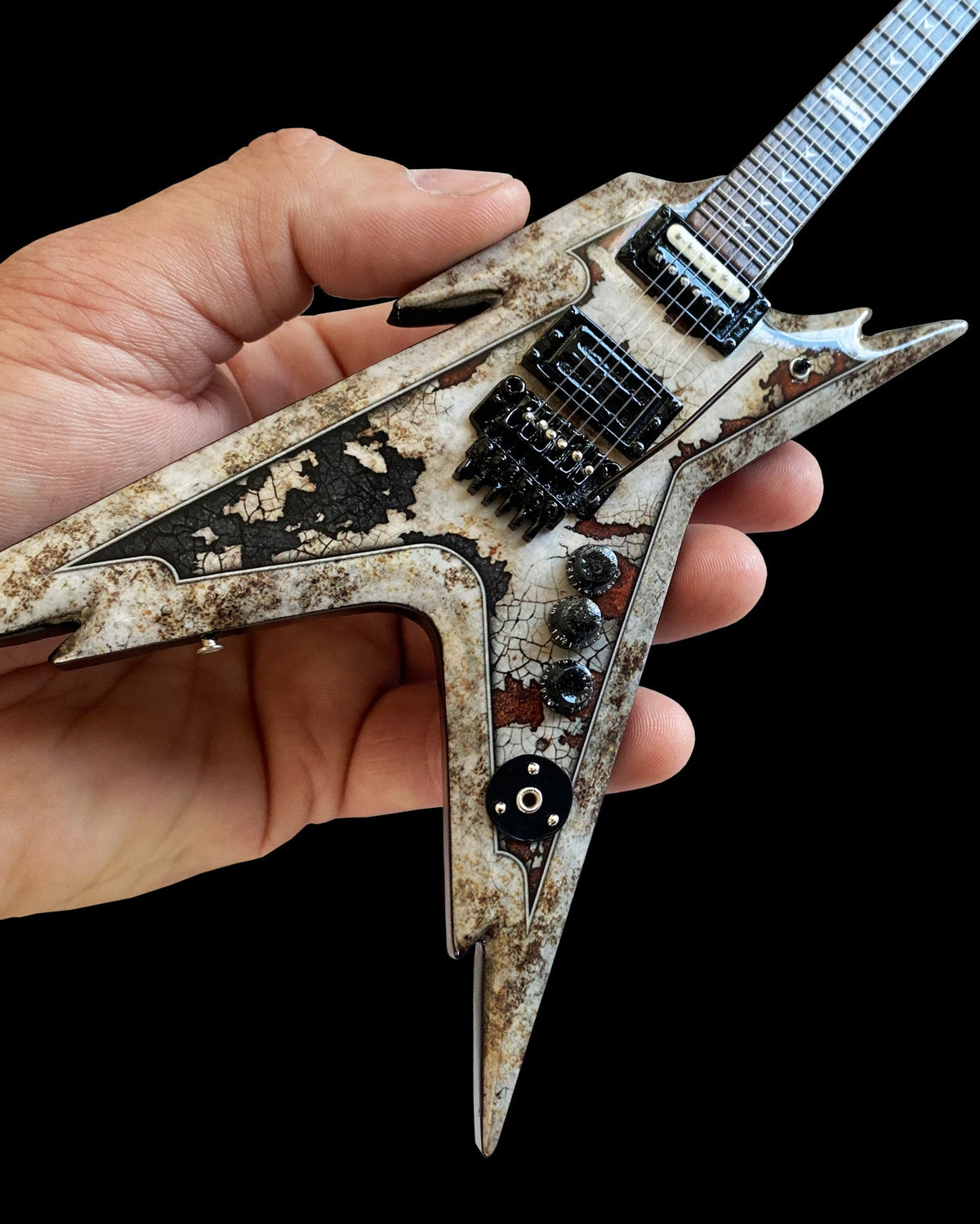 Ruat Razorback Dean Dimebag Rust Razorback Mini Guitar - Officially Licensed – Engineered