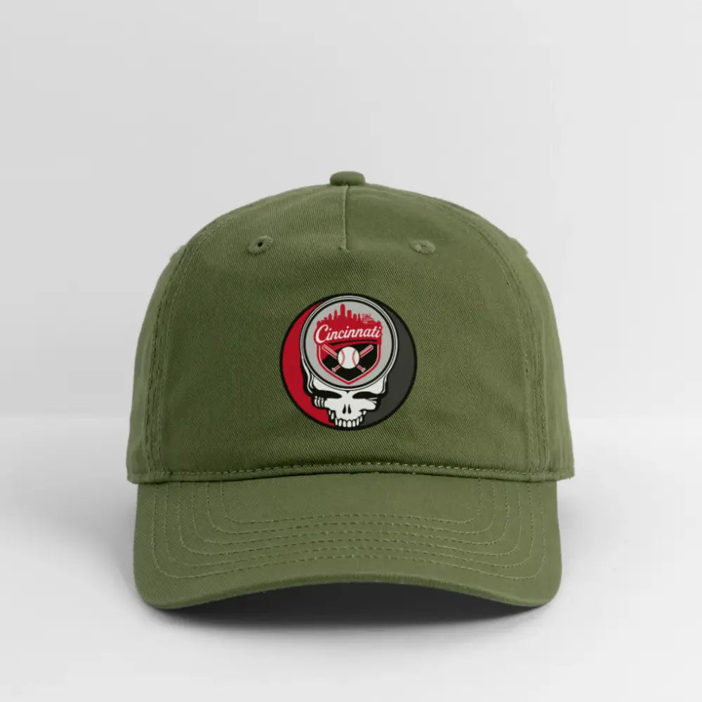 Cincinnati Reds Original Stealie Grateful Dead Dad Hat