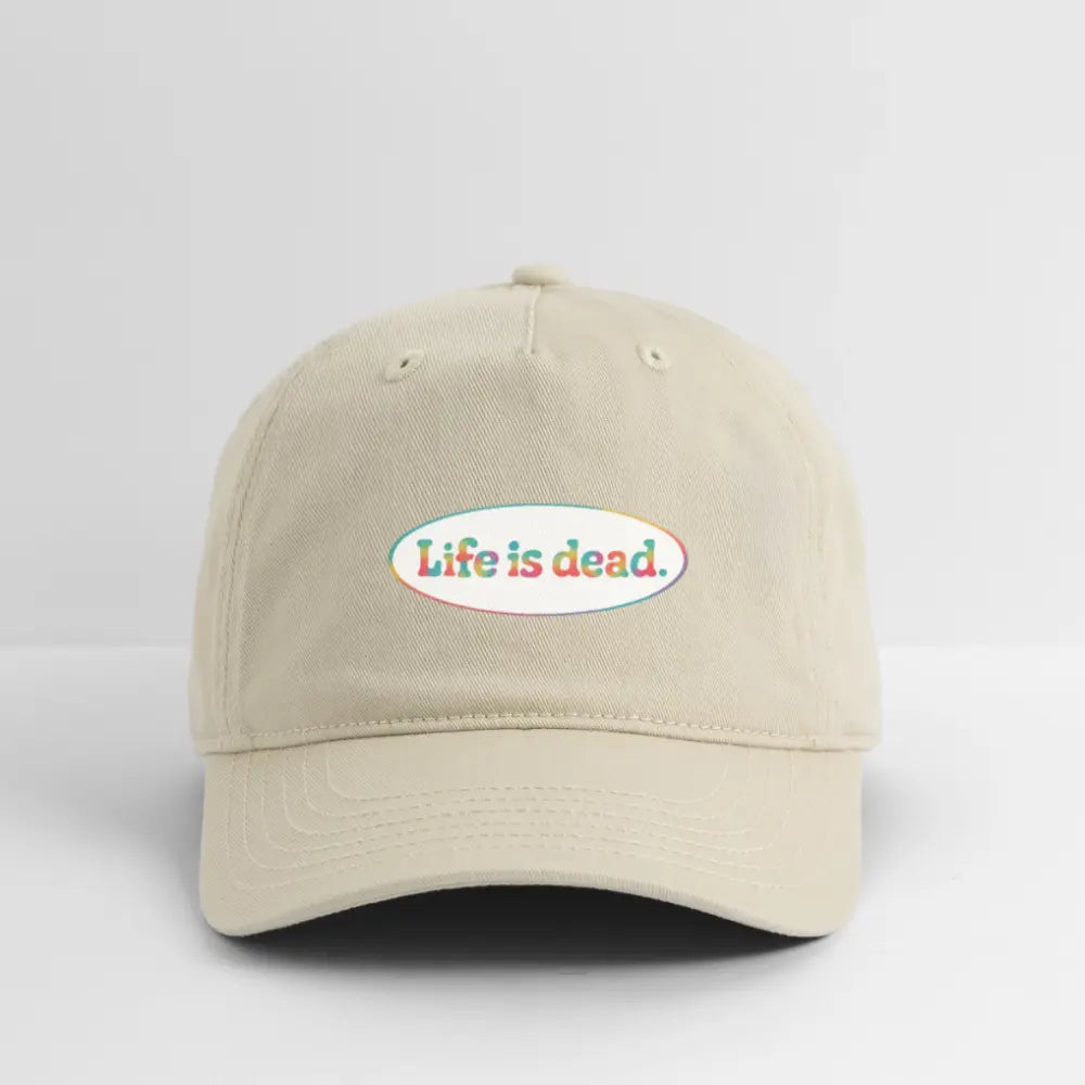Life is dead.® Signature Oval TieDye Stealie Grateful Dead Stealie Dad Hat
