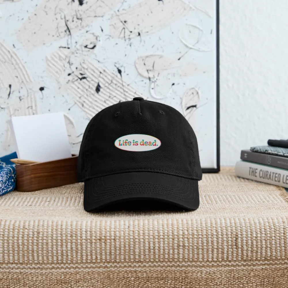 Life is dead.® Signature Oval TieDye Stealie Grateful Dead Stealie Dad Hat