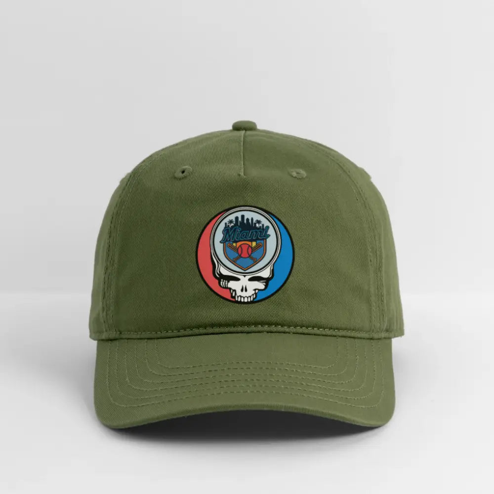 Miami Marlins Original Stealie Grateful Dead Dad Hat