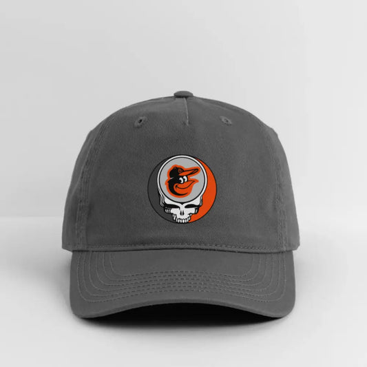 Baltimore Orioles Logo Stealie Grateful Dead Dad Hat