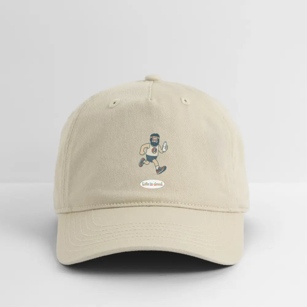 Life is dead.® Jerry's Runnin' Grateful Dead Stealie Dad Hat