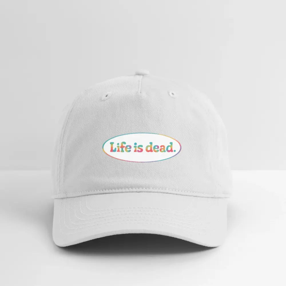 Life is dead.® Signature Oval TieDye Stealie Grateful Dead Stealie Dad Hat