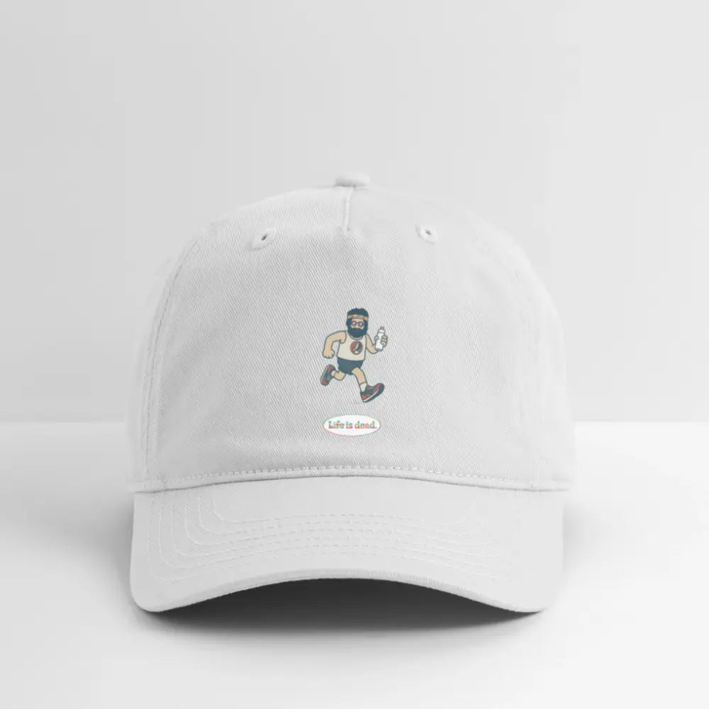 Life is dead.® Jerry's Runnin' Grateful Dead Stealie Dad Hat