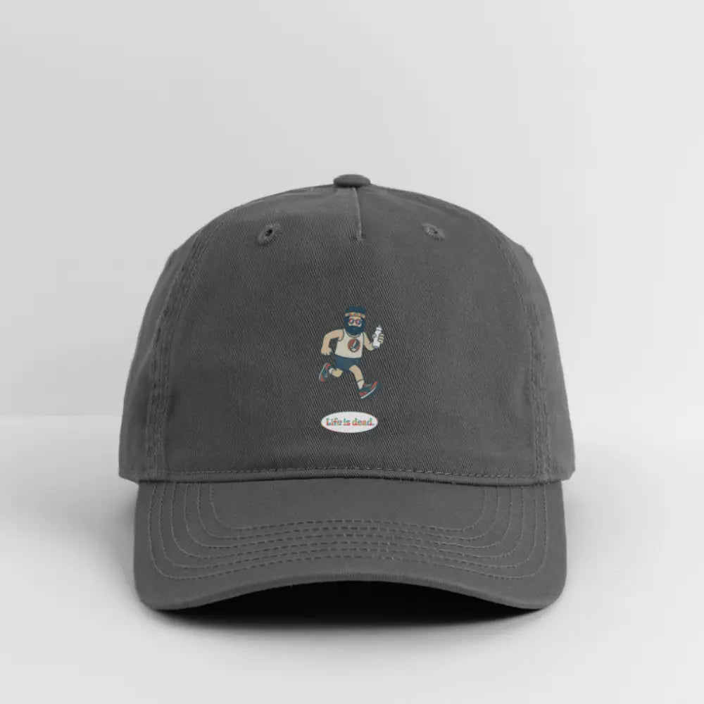 Life is dead.® Jerry's Runnin' Grateful Dead Stealie Dad Hat