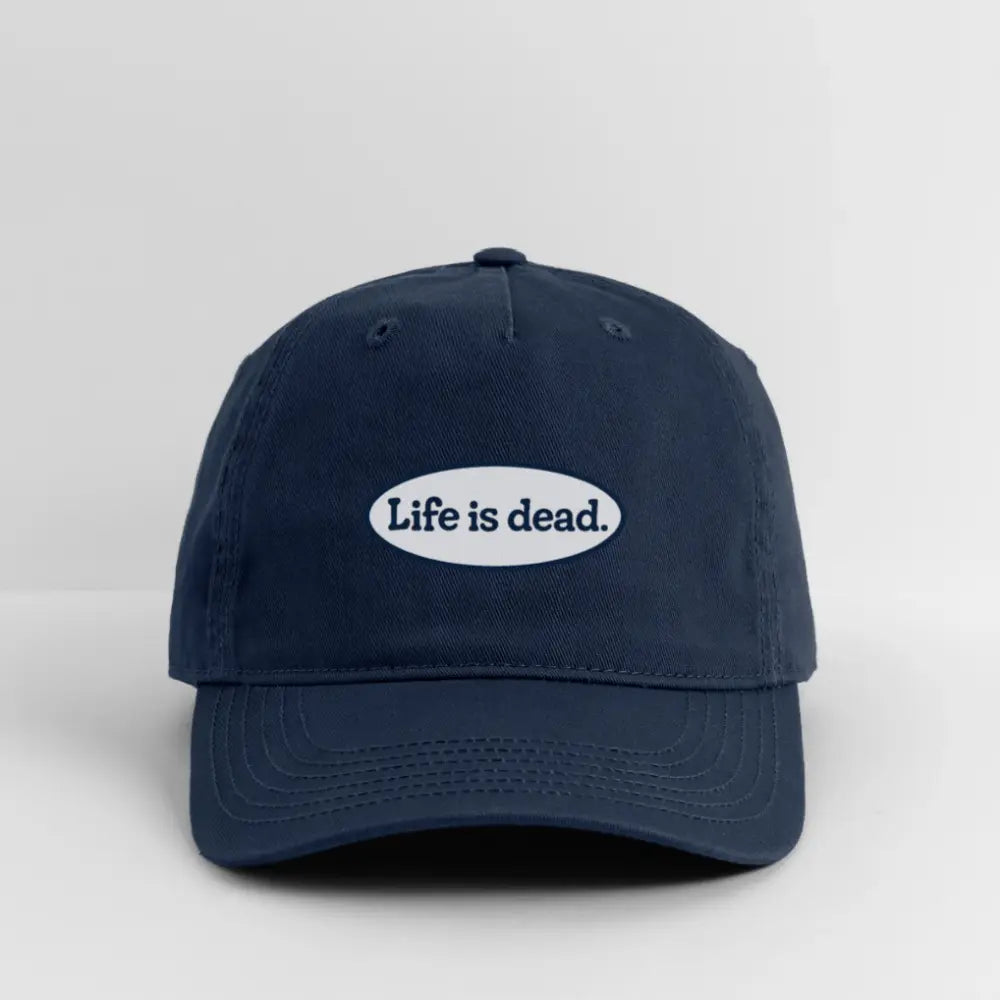 Life is dead.® Signature Oval Blue Grateful Dead Stealie Dad Hat