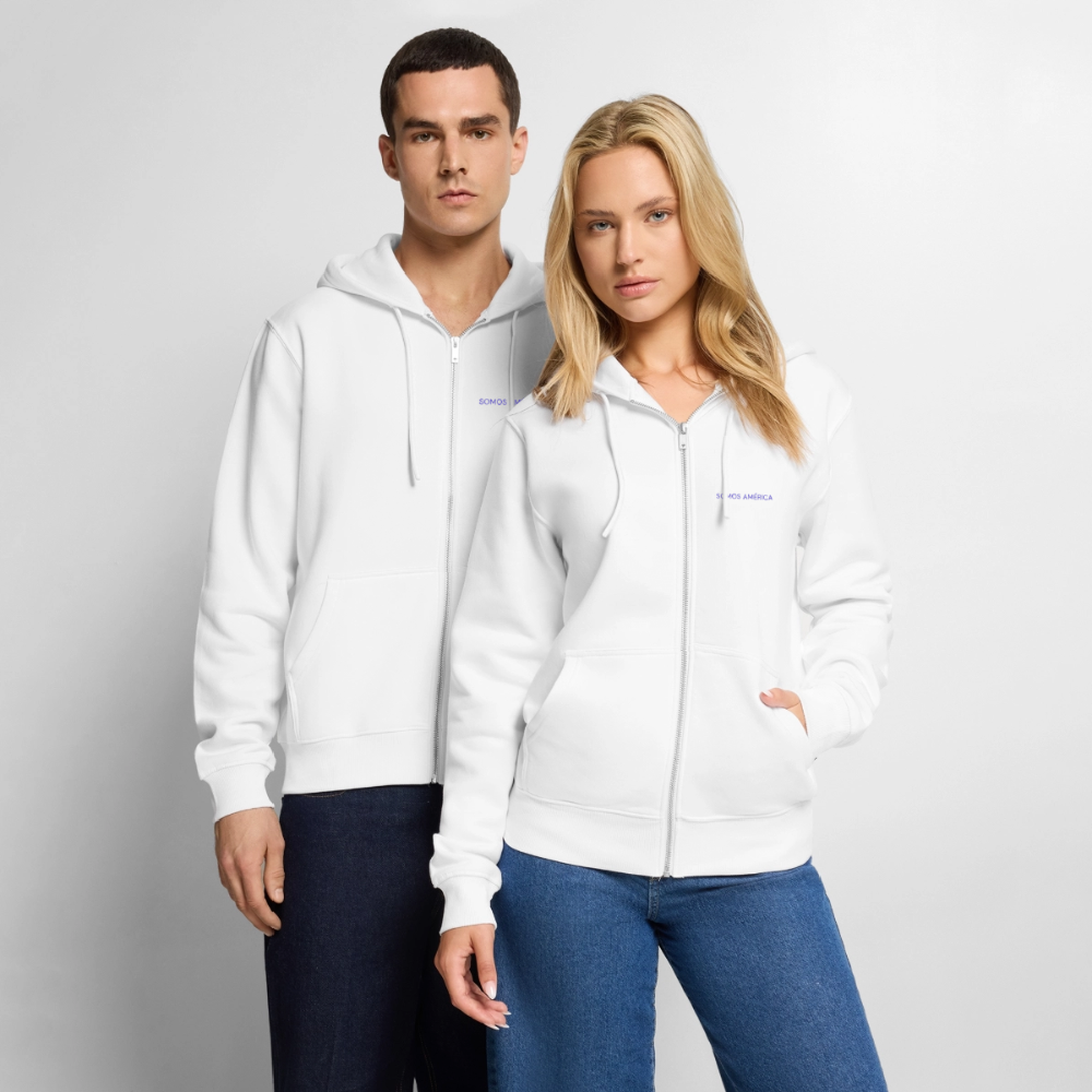 Somos America Unisex Premium Organic Zip Hoodie