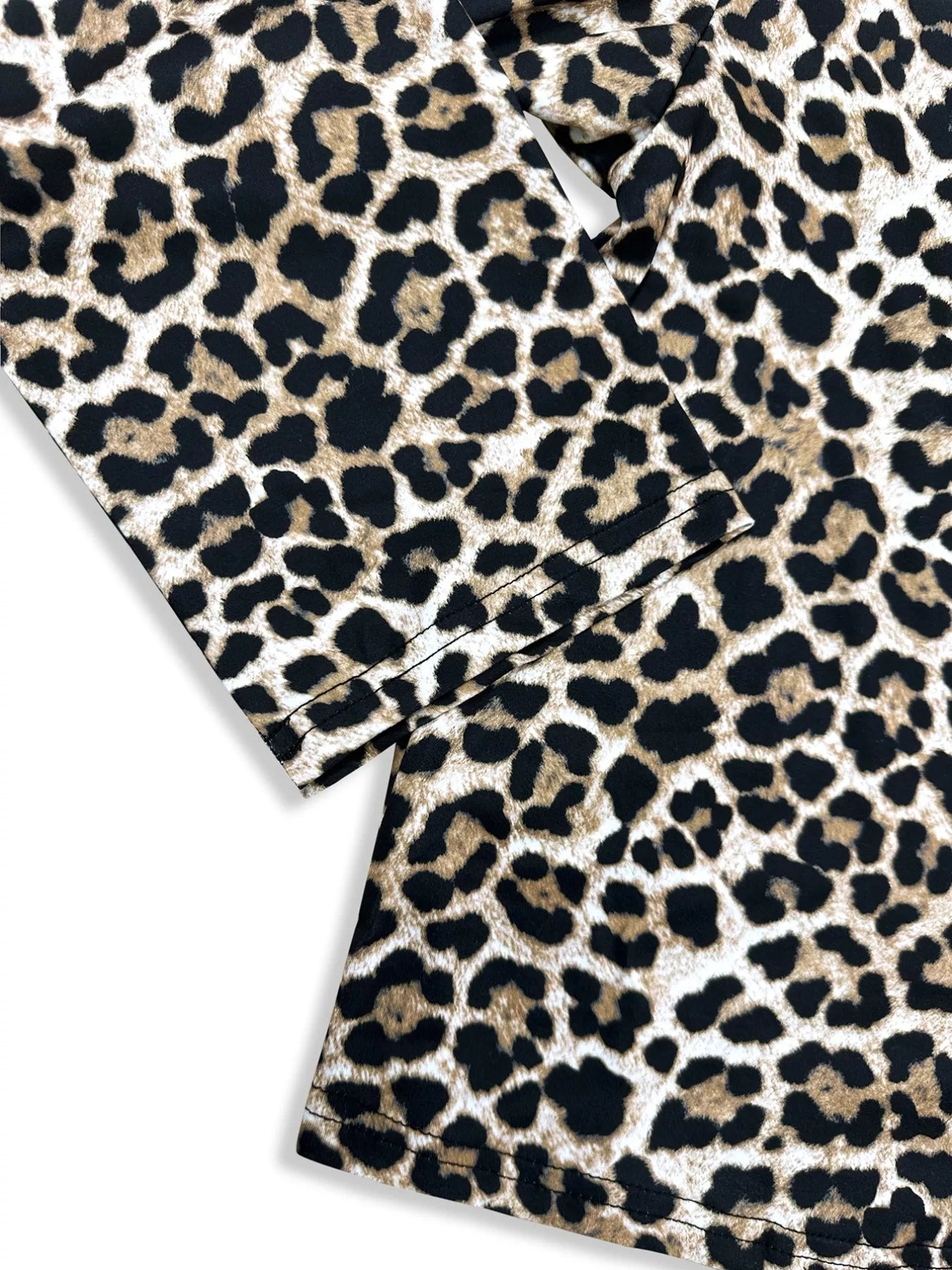 Leopard Print Top and Pants Set